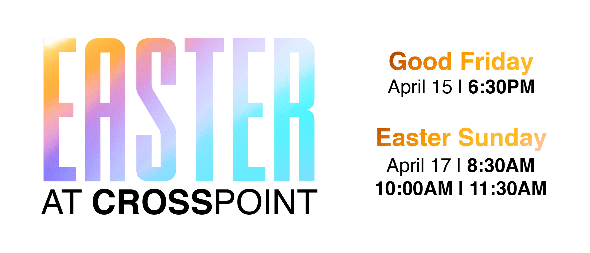 Easter At Crosspoint